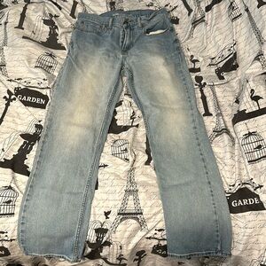 Old Navy mens light wash jeans straight fit